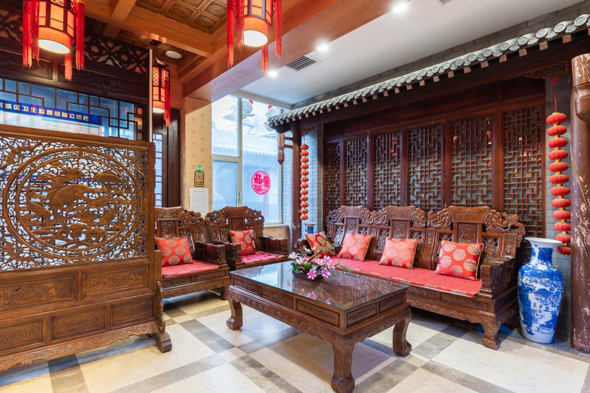 Chinese Culture Boutique Hotel-Tangfu,Traditional Chinese Theme,Heart Of Beijing,Near Forbidden City,Tiananmen Square,Hutongs,Metro Access,Free Coffee,Tea,Laundry Eksteriør billede
